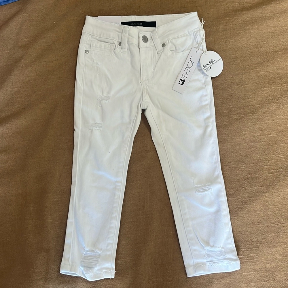 NWT Joe’s Jeans Girls white, The Markie Mid Rise Skinny Ankle Jean